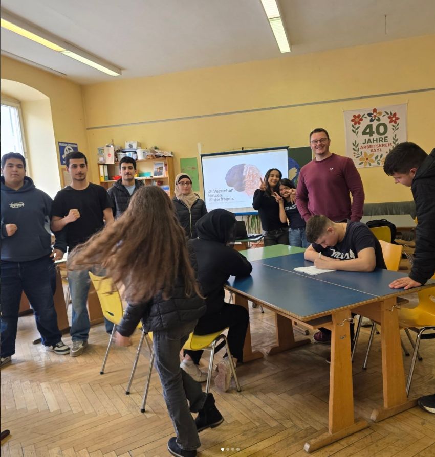 Instagram-Einblick: KI-Workshop mit Jugendlichen im Arbeitskreis Asyl